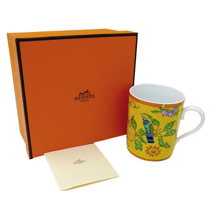 Hermes Mug Women'S Men'S Brand La Siesta Hermes Ceramic Yellow Cup Stylish Bird