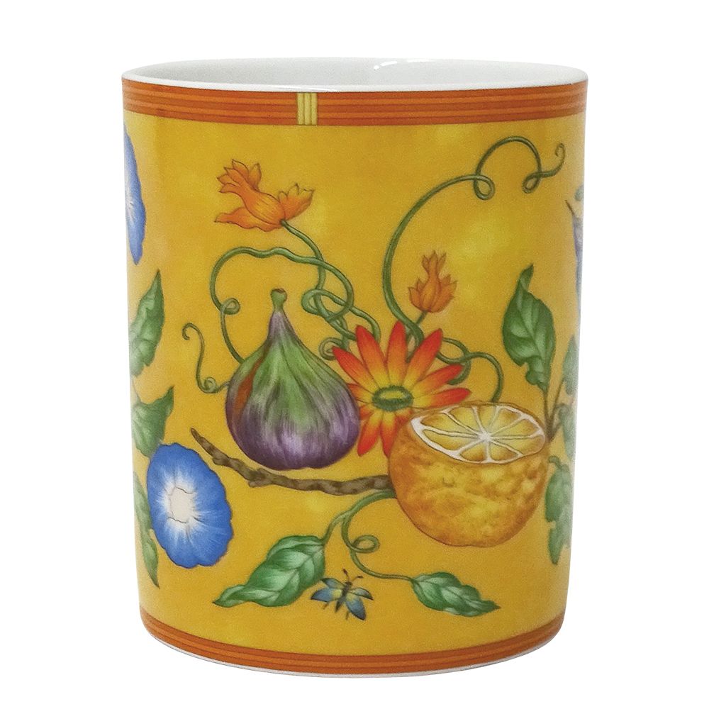 Hermes Mug Women'S Men'S Brand La Siesta Hermes Ceramic Yellow Cup Stylish Bird