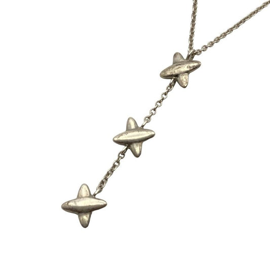 Tiffany & Co Necklace Signature Silver With 3-strand Signature Motif