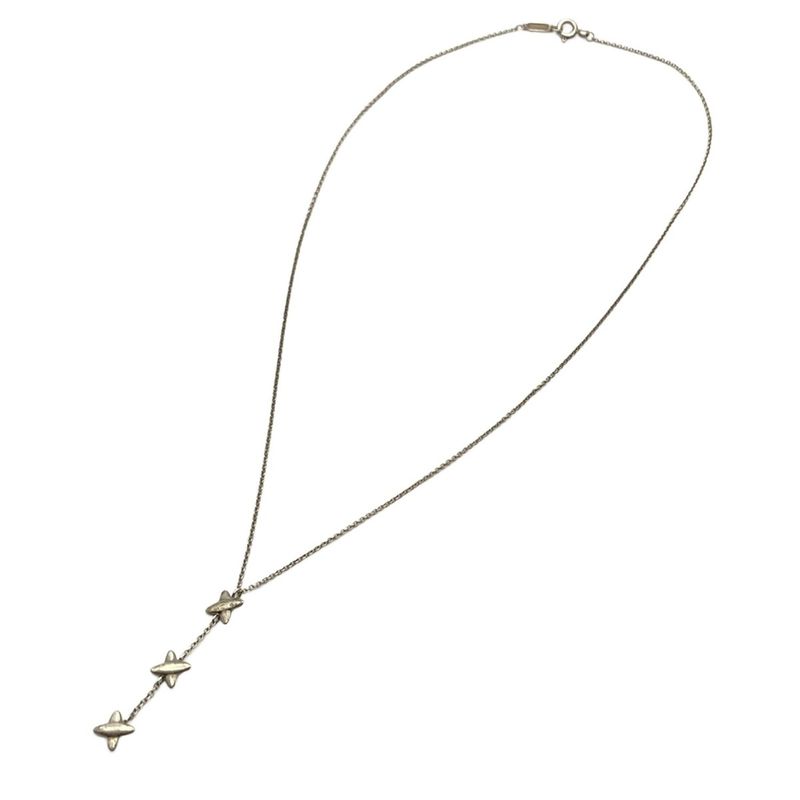 Tiffany & Co Necklace Signature Silver With 3-strand Signature Motif