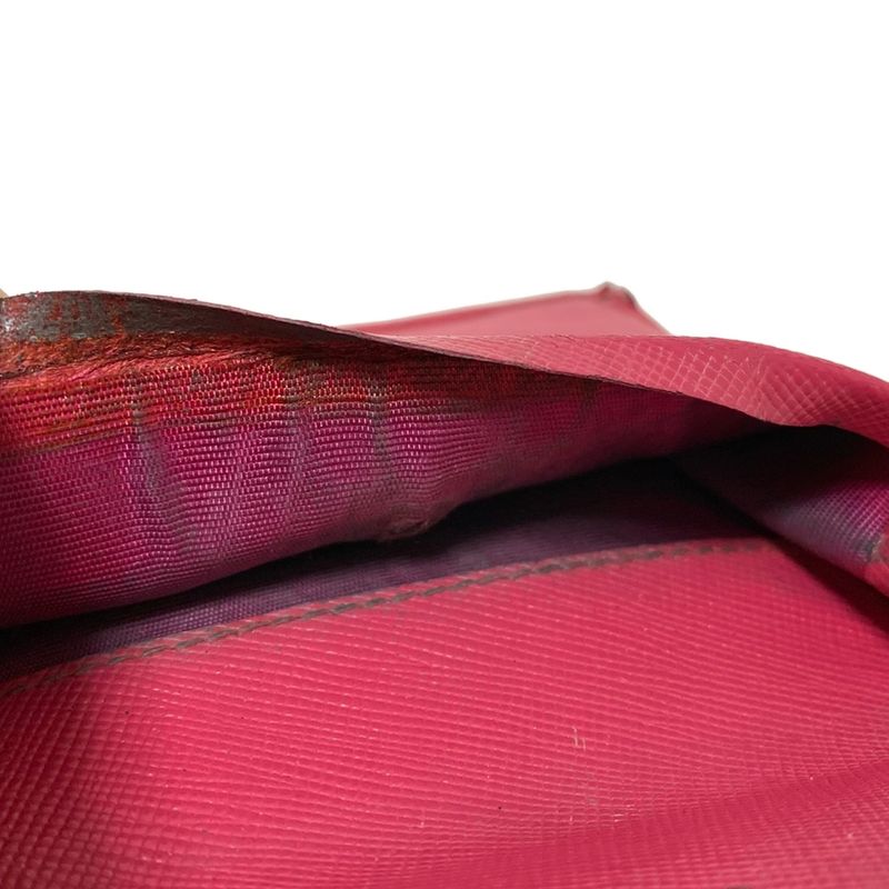 Prada Trifold Wallet - 1m0176 Pink Leather