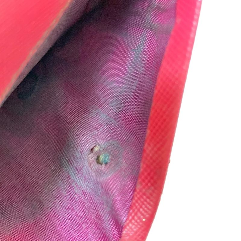 Prada Trifold Wallet - 1m0176 Pink Leather