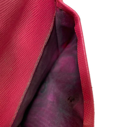 Prada Trifold Wallet - 1m0176 Pink Leather