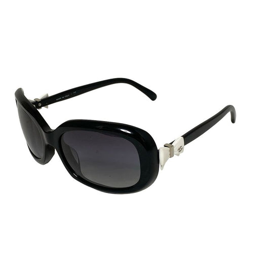 Chanel Sunglasses - 5170-a Black And White Ribbon Silver Hardware