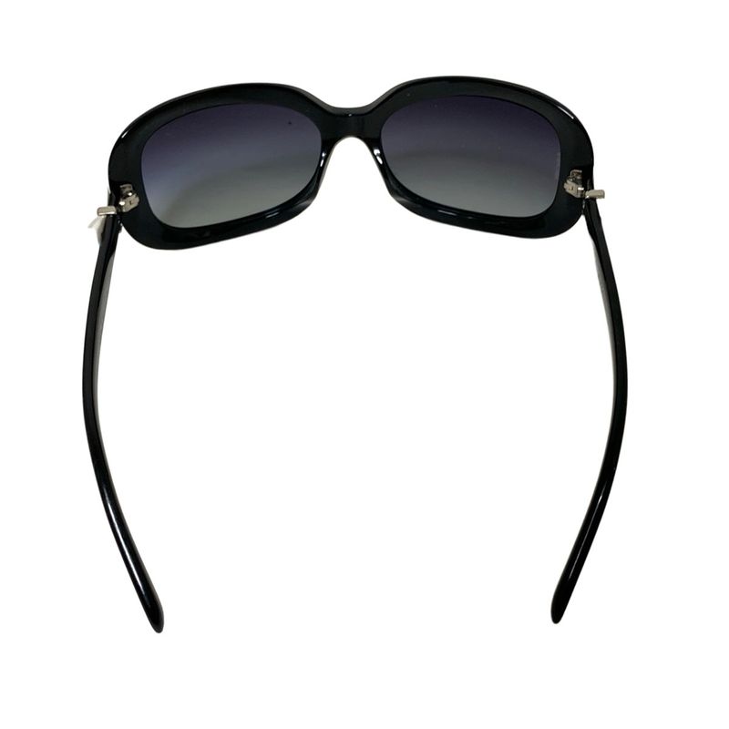 Chanel Sunglasses - 5170-a Black And White Ribbon Silver Hardware