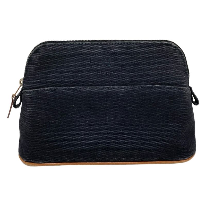 Hermes Pouch Bolide Pouch 20 Black And Brown Leather