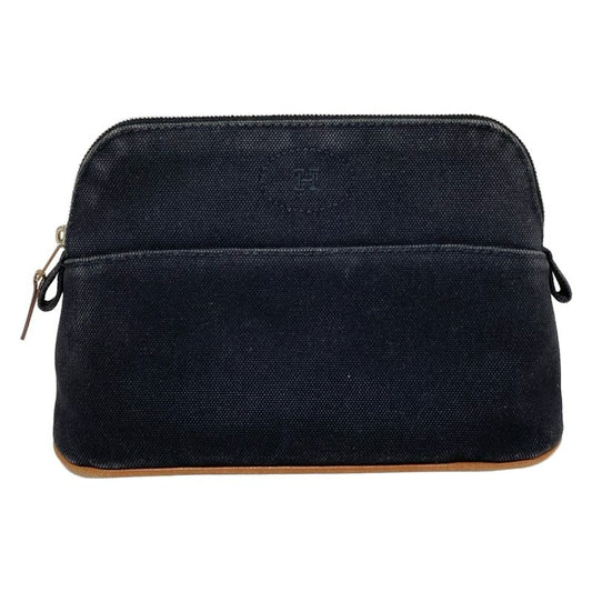 Hermes Pouch Bolide Pouch 20 Black And Brown Leather