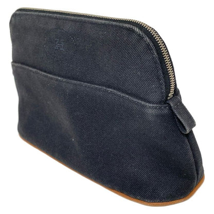 Hermes Pouch Bolide Pouch 20 Black And Brown Leather