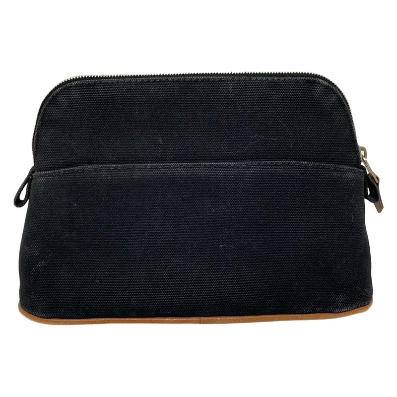 Hermes Pouch Bolide Pouch 20 Black And Brown Leather
