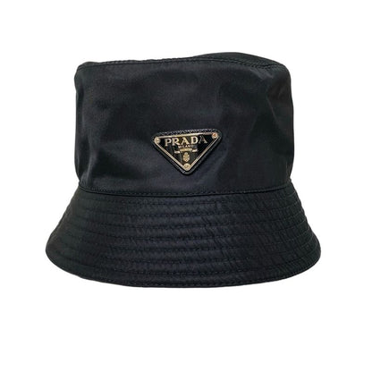 Prada Hat M Re-nylon Bucket Hat 1hc137 Black Triangle Logo