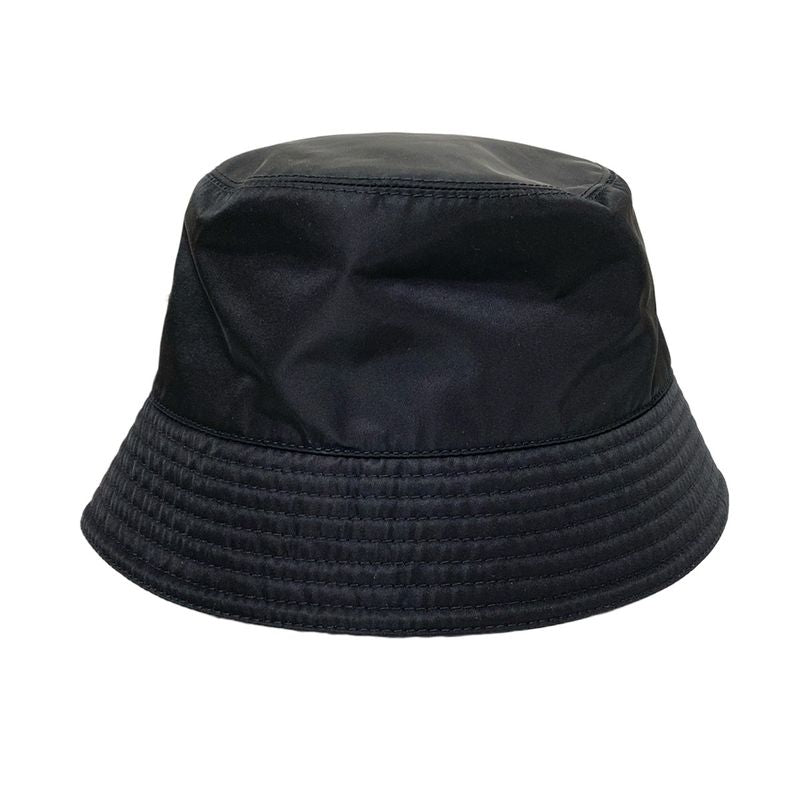 Prada Hat M Re-nylon Bucket Hat 1hc137 Black Triangle Logo