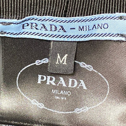 Prada Hat M Re-nylon Bucket Hat 1hc137 Black Triangle Logo