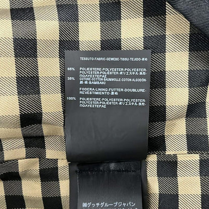 Saint Laurent Paris Trench Coat Size 54 Mens - 310260 Black Long Sleeves Spring