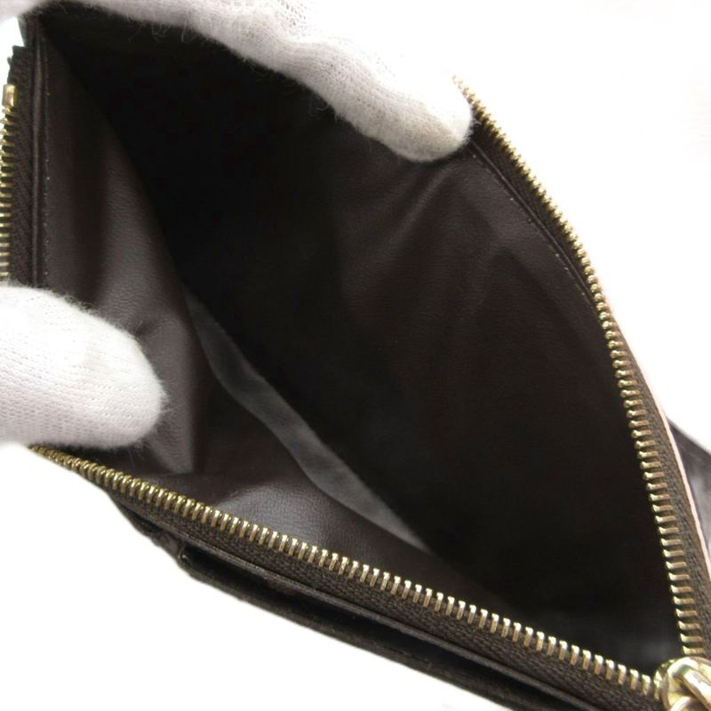 Louis Vuitton Portefeuille Emilie Long Wallet Foldable PVC Monogram M61289 IU -