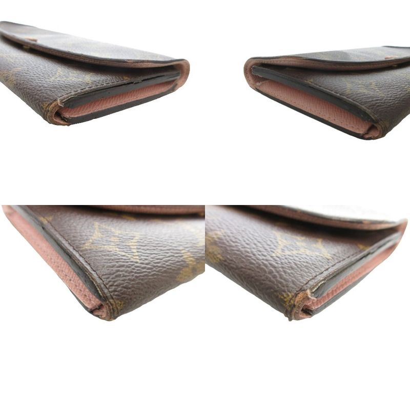 Louis Vuitton Portefeuille Emilie Long Wallet Foldable PVC Monogram M61289 IU -