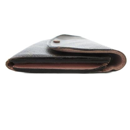 Louis Vuitton Portefeuille Emilie Long Wallet Foldable PVC Monogram M61289 IU -