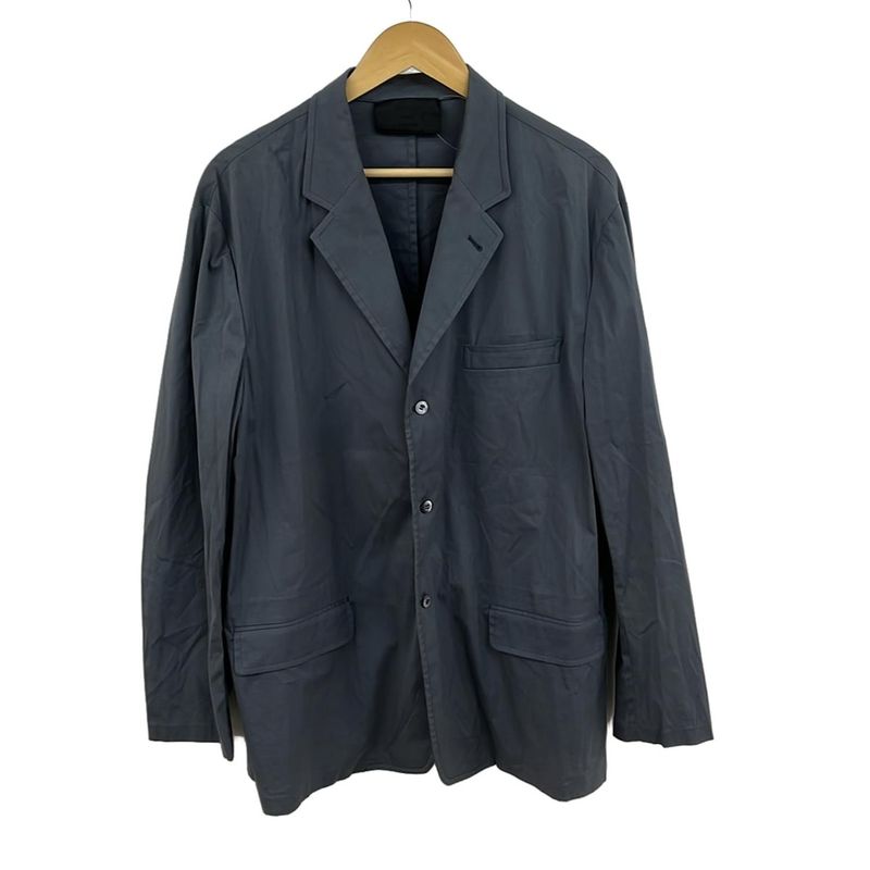 Prada Jacket Size 54 L Men's - Blue Gray Long Sleeves All Season