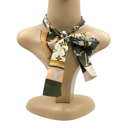 Louis Vuitton Twilly Scarf Bandeau Monogram Confidential Multicolor Women's