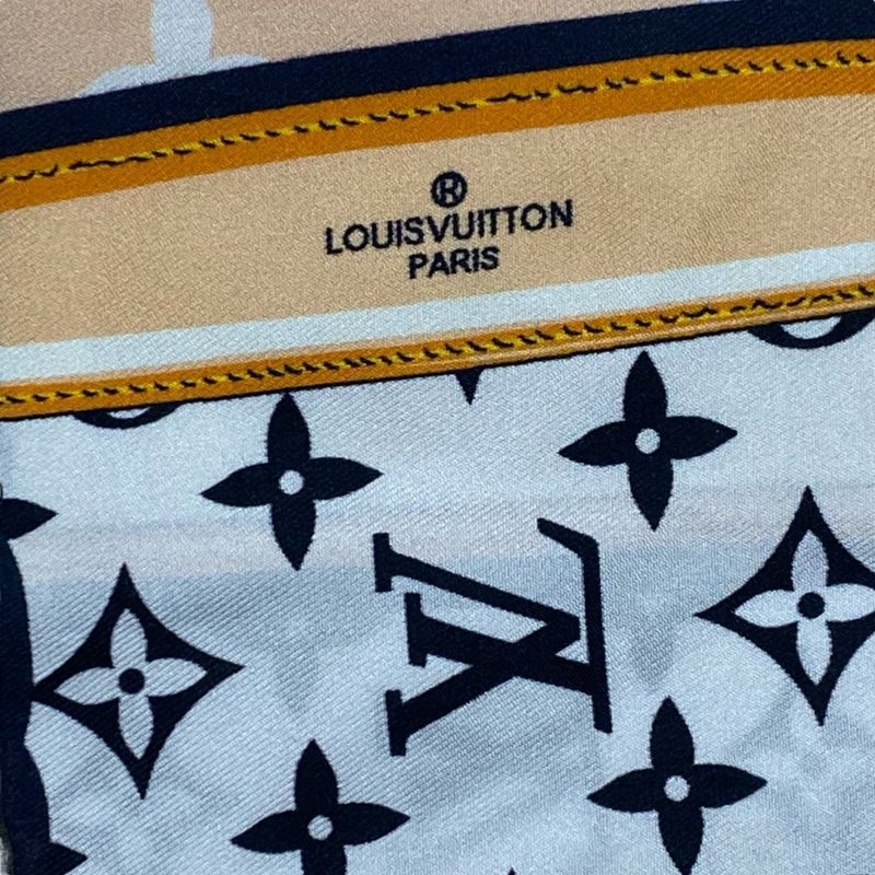 Louis Vuitton Twilly Scarf Bandeau Monogram Confidential Multicolor Women's