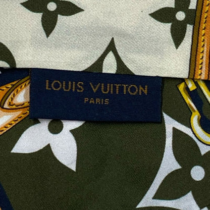 Louis Vuitton Twilly Scarf Bandeau Monogram Confidential Multicolor Women's