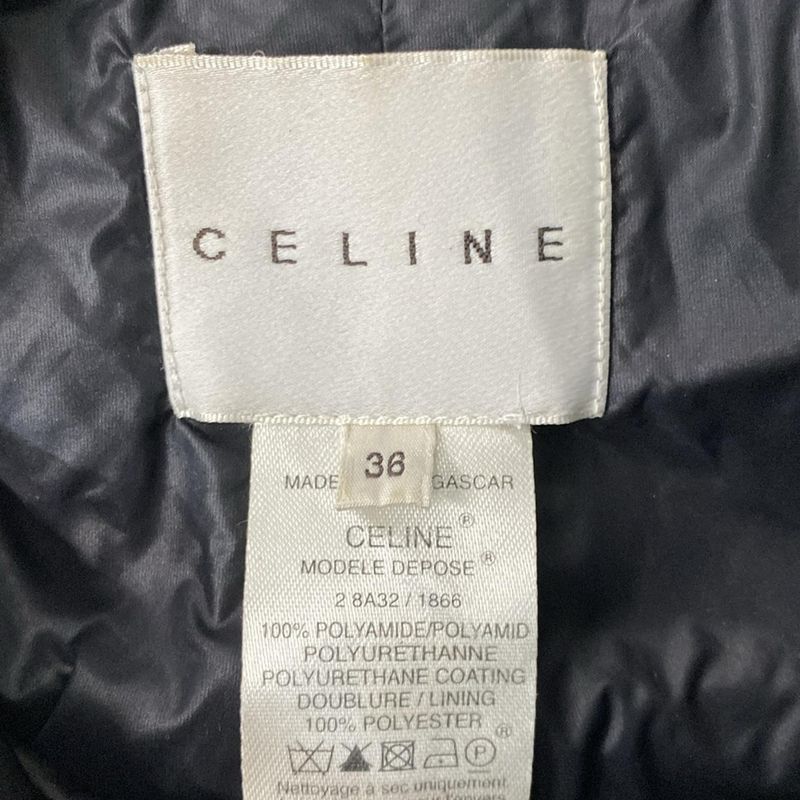 Celine Coat Size 36 S Women - 2 8A32 1866 Black Long Sleeve Quilted Triomphe