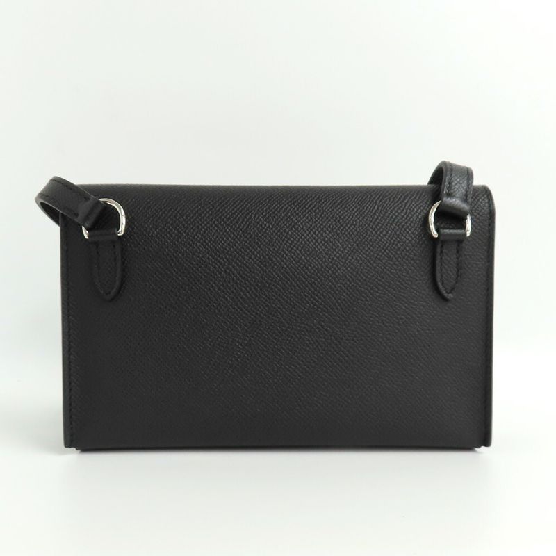 Hermes Nap To-go- Black Epson W Engraved 2024 Manufactured Shoulder