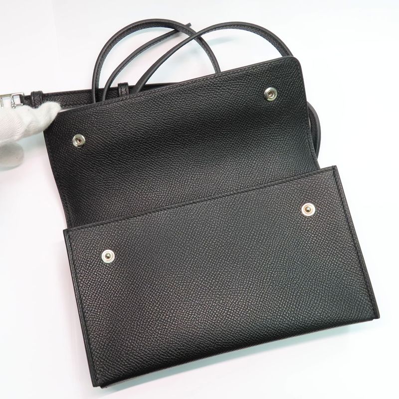 Hermes Nap To-go- Black Epson W Engraved 2024 Manufactured Shoulder