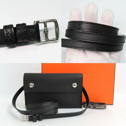 Hermes Nap To-go- Black Epson W Engraved 2024 Manufactured Shoulder