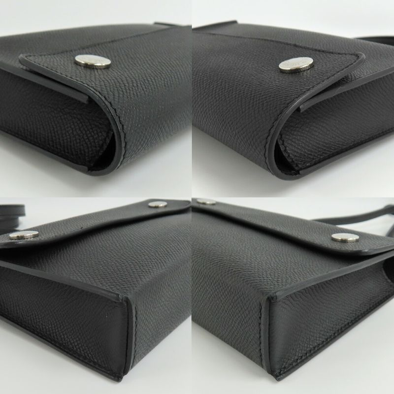 Hermes Nap To-go- Black Epson W Engraved 2024 Manufactured Shoulder