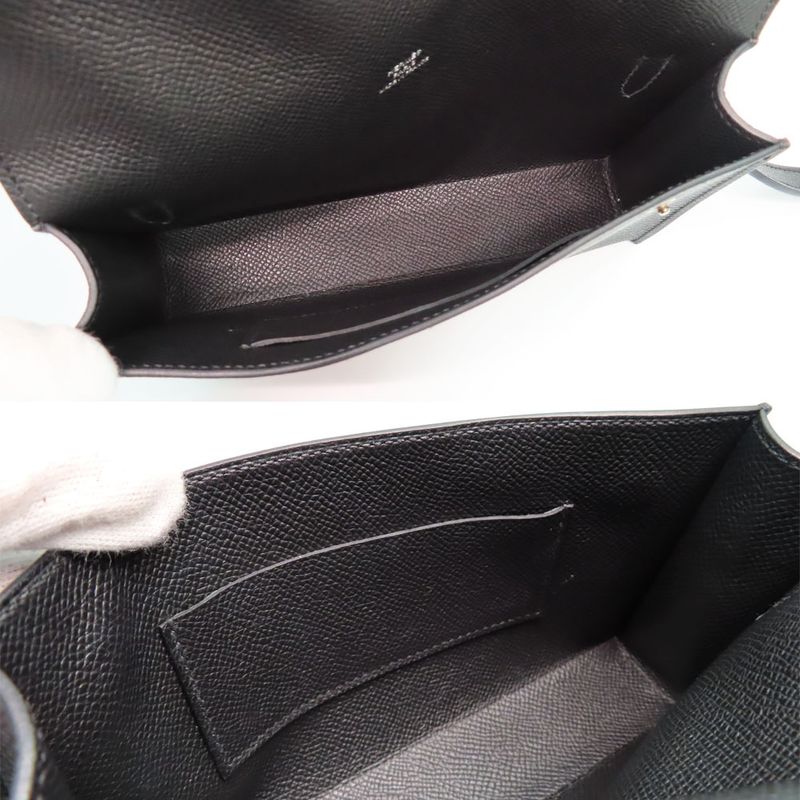 Hermes Nap To-go- Black Epson W Engraved 2024 Manufactured Shoulder