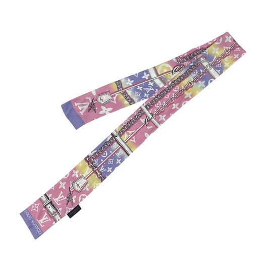 Louis Vuitton Twilly Scarf Bandeau Monogram Confidential Multicolor Women's