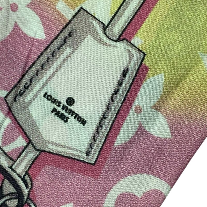 Louis Vuitton Twilly Scarf Bandeau Monogram Confidential Multicolor Women's