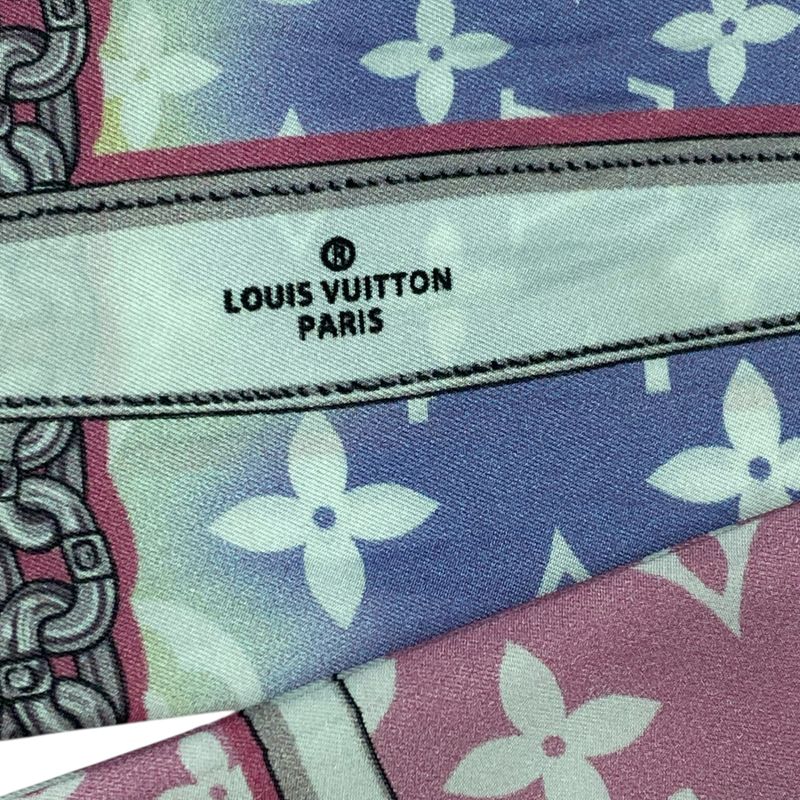 Louis Vuitton Twilly Scarf Bandeau Monogram Confidential Multicolor Women's