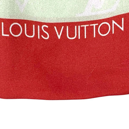 Louis Vuitton Twilly Scarf Bandeau Monogram Confidential Red Pink Women's