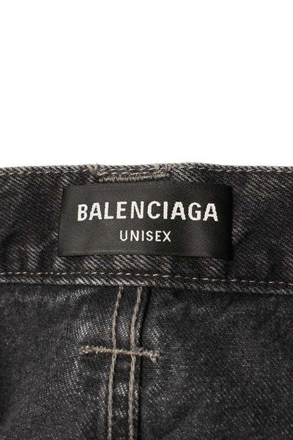 Balenciaga 681693 Tbp47 Studded Decorated Baggy Labor Denim Pants Men's 31