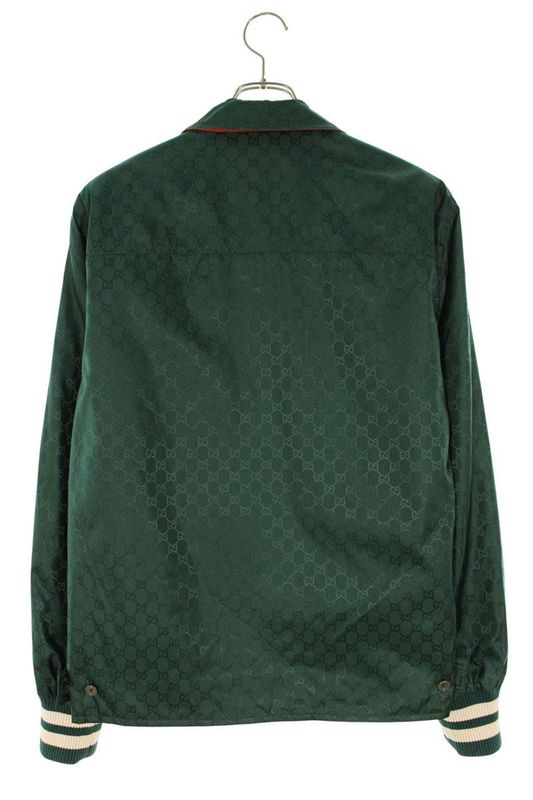 Gucci 654831 Zagvx GG Nylon Reversible Blouson Men's 46