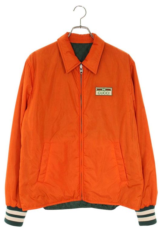 Gucci 654831 Zagvx GG Nylon Reversible Blouson Men's 46