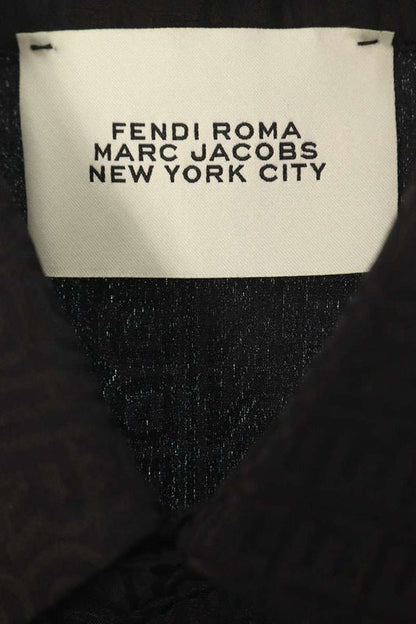 Fendi X Marc Jacobs MARC Jacobs Fs0585 AO4F Allover Long Sleeve Shirt Men's 40
