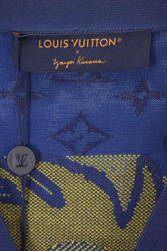Louis Vuitton Rm232h ZLW Hon39w X Yayoi Kusama Monogram Cardigan Men's M