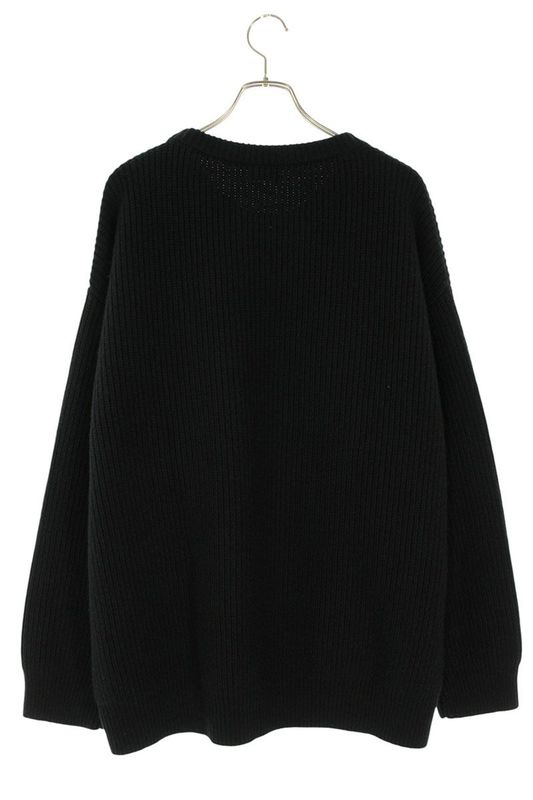 Celine 2a19r423p Logo Patch Oversized Knit Men's S