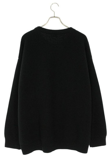 Celine 2a19r423p Logo Patch Oversized Knit Men's S