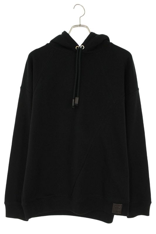 Loewe H526y25j26 Logo Patch Pazzle Pullover Hoodie Men's L