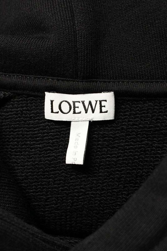 Loewe H526y25j26 Logo Patch Pazzle Pullover Hoodie Men's L