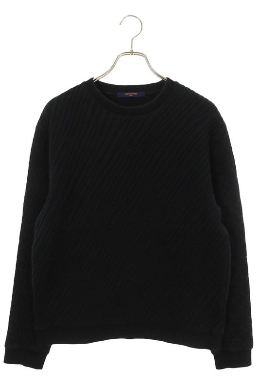 Louis Vuitton 22AW Rm222v NS0 Hny02w Monogram Jacquard Sweatshirt Men's M