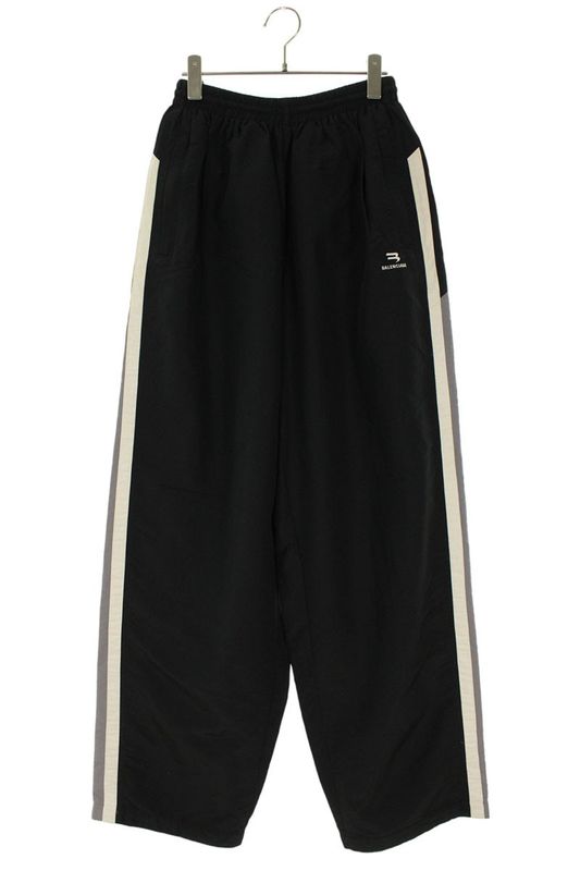 Balenciaga 675483 Tkd48 Track Nylon Long Pants Men's 36