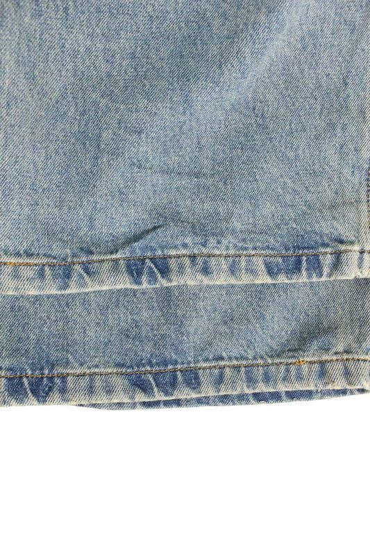 Loewe H526y11w60 Anagram Embroidered Baggy Denim Pants Men's 48