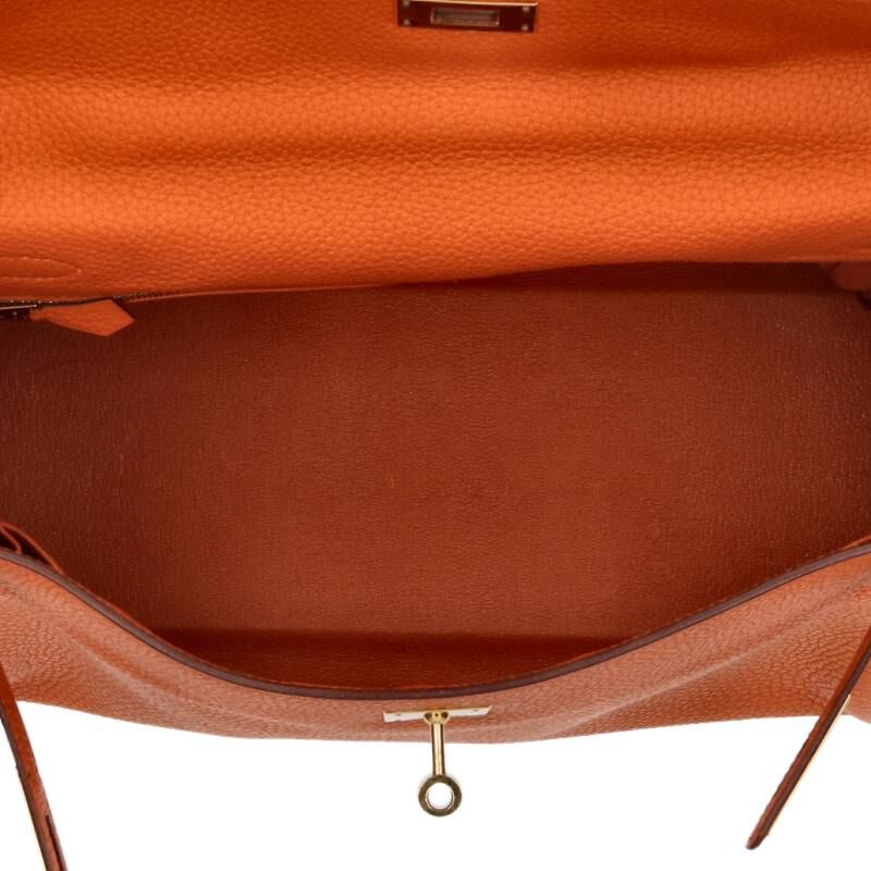 Hermes Kelly 35 X Engraved Ghardware Taurillon Clemence Handbag Men 35