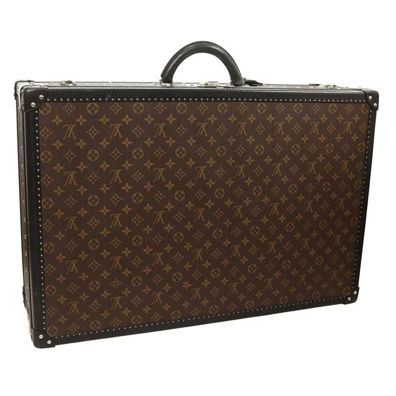 Louis Vuitton Arzeal 70 Monogram Macassar Trunk Case Men's 70