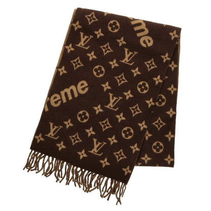 Supreme Louis Vuitton Mp1891 Monogram Cashmere Scarf Men's