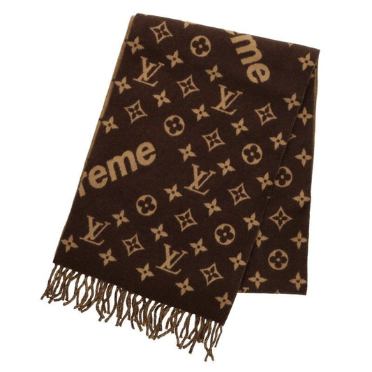 Supreme Louis Vuitton Mp1891 Monogram Cashmere Scarf Men's